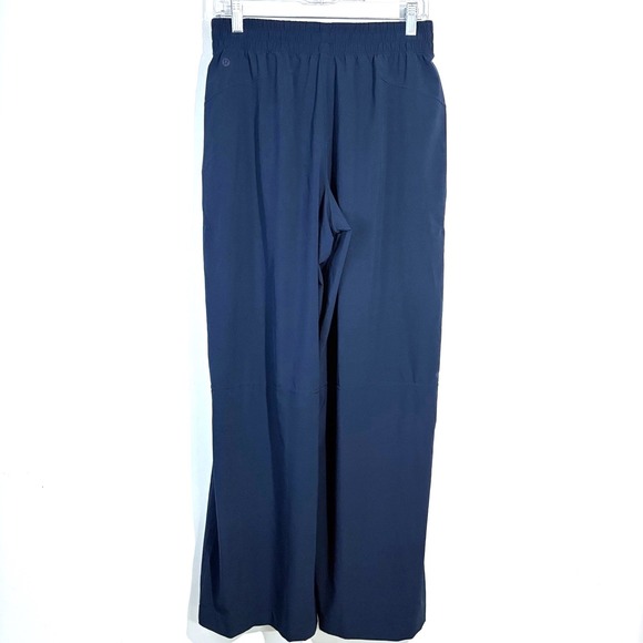 Lululemon LW5FFBS Align High Rise Wide Leg Crop Pants Navy Blue Size 8 - Picture 6 of 8
